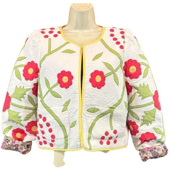 Love the Label Oliver Cotton Reversible Jacket Size Medium - Picture 3 of 6